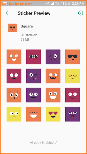 Emoji Sticker Packs for WhatsApp screenshot