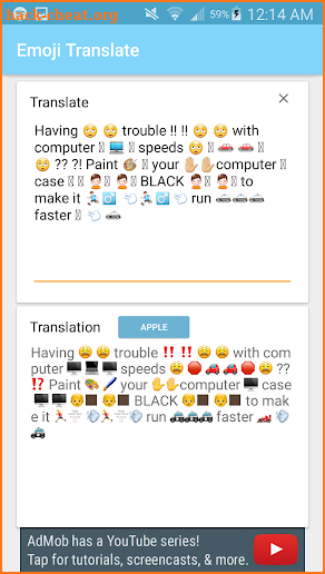 Emoji Translate screenshot