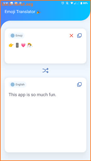 Emoji Translator - Human Language Text to Emoji screenshot
