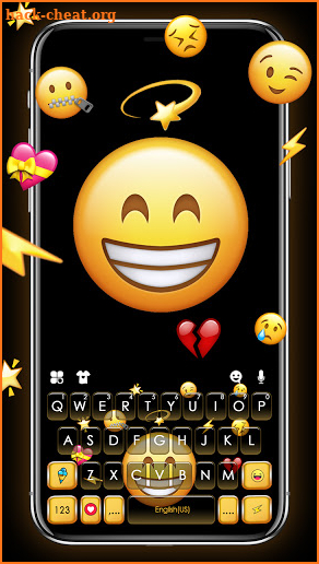 Emoji World Keyboard Theme screenshot