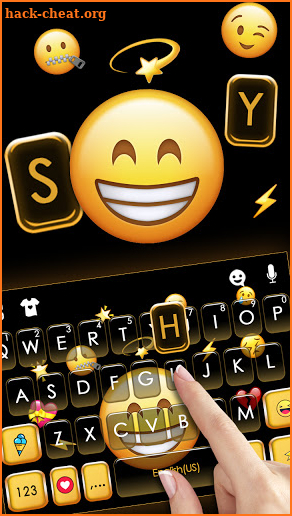 Emoji World Keyboard Theme screenshot