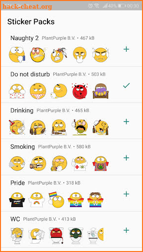 Emojidom Adult Stickers (WAStickerApps) screenshot