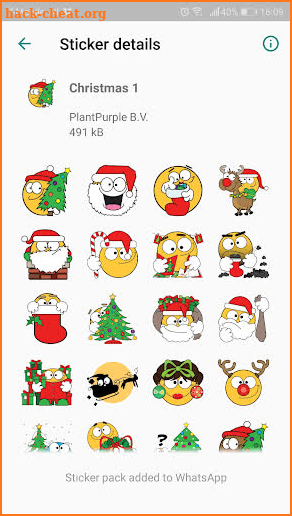 Emojidom Christmas & New Year (WAStickerApps) screenshot