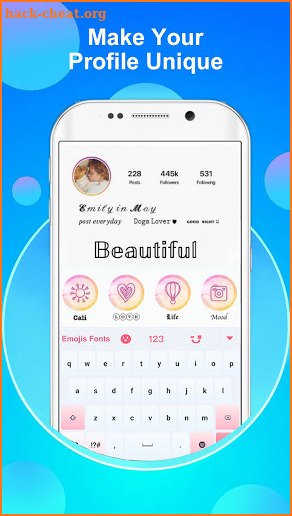 Emojis Fonts & Fancy Keyboard-FontBoard screenshot