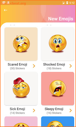Emojis : New Stickers For WhatsApp - WAStickerapps screenshot