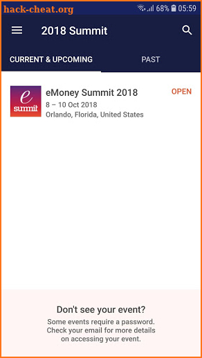 eMoney Summit 2018 screenshot