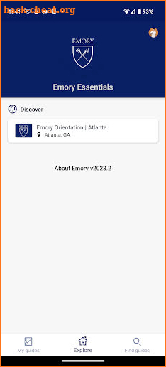 Emory Welcome screenshot