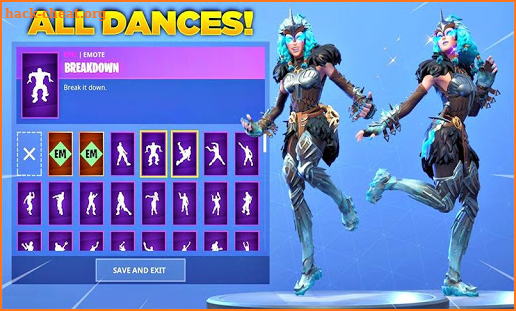 Emotes and dances Battle Royale screenshot