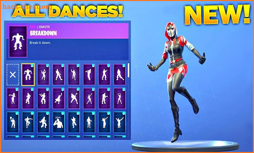 Emotes and dances Battle Royale screenshot