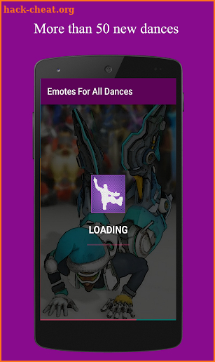 Emotes for all dances screenshot