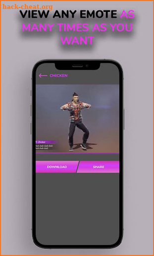 EmotesFF PRO | Dances & Emotes Battle Royale screenshot
