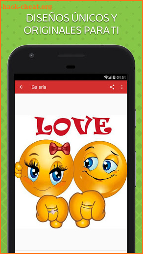 Emoticones de Amor screenshot