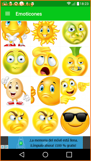 Emoticons for whatsapp screenshot