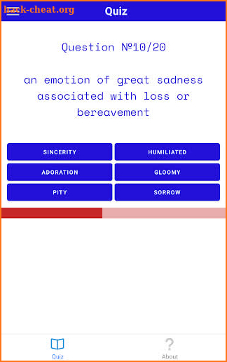 Emotion Quiz screenshot