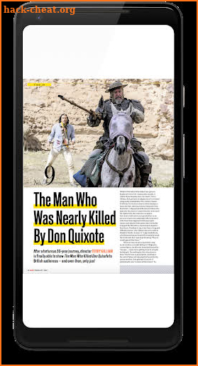Empire magazine for movie news screenshot