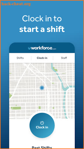 Employee Time Clock with GPS screenshot