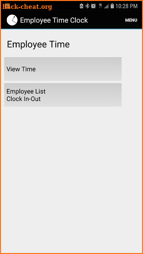 Employee Time Punch Clock screenshot