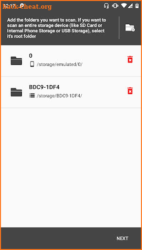 Empty Files & Folders Cleaner PRO screenshot