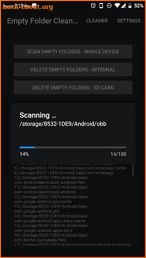 Empty Folder Cleaner screenshot