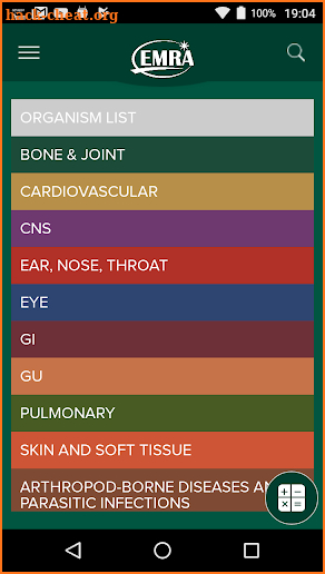 EMRA Antibiotic Guide screenshot