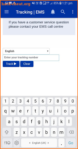 EMS Global : Tracking Shipping Calculator Helpline screenshot