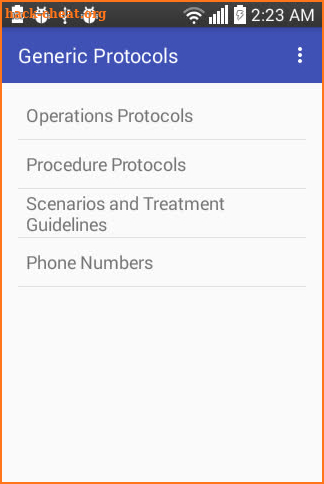 EMS Guidebook screenshot