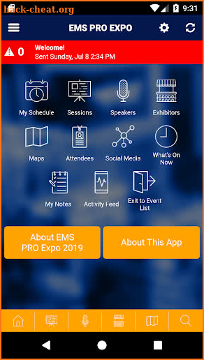 EMS Pro Events screenshot