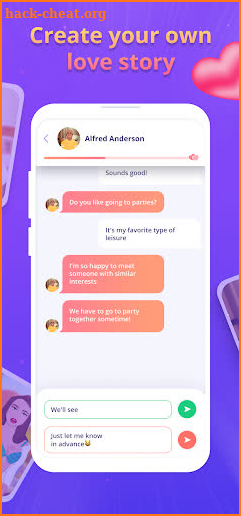 Emula: Love Story Games & Chat screenshot