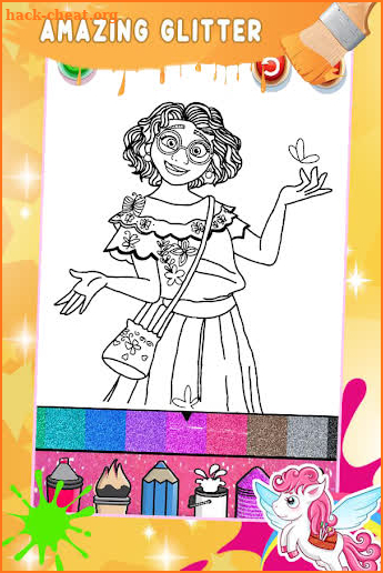 Encanto Coloring Mirabel Book screenshot