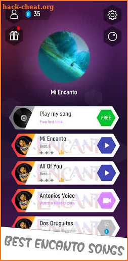 Encanto Music Tiles Game screenshot