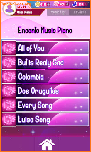 Encanto Piano Tiles Bruno screenshot