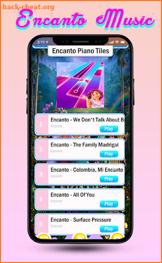 Encanto Piano Tiles Songs screenshot