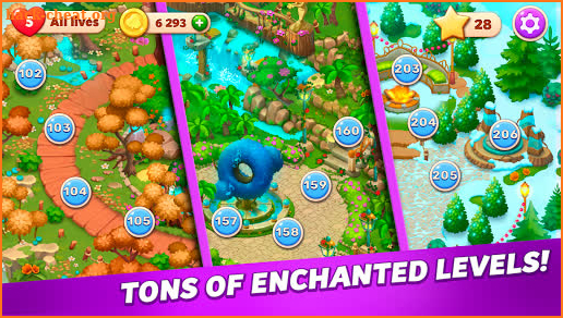 Enchanted Lands: Solitaire TriPeaks Renovation screenshot