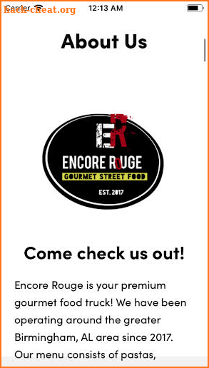 Encore Rouge Gourmet Street Food screenshot