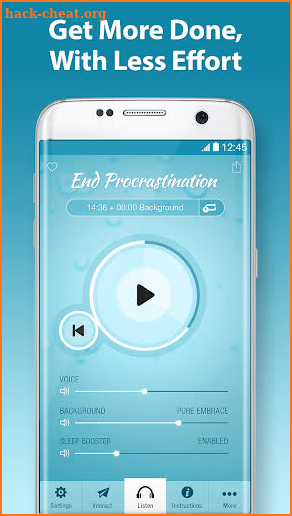 End Procrastination Hypnosis - Getting Things Done screenshot
