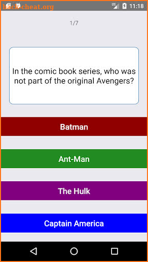 Endgame Avengers Quiz screenshot