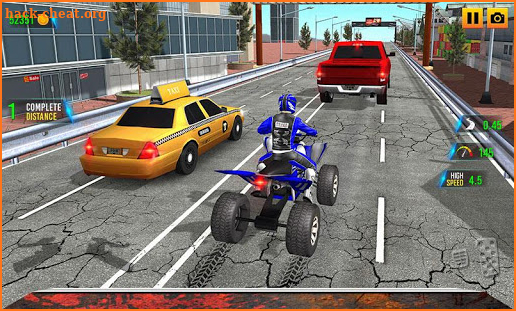 Endless Quad Bike Racing - ATV Traffic Simulator screenshot