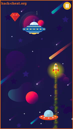 Endless Rocket Game screenshot