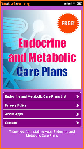Endocrine and Metabolic Nursing Care Plans screenshot
