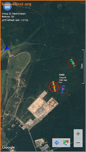 Enduro Tracker - real-time GPS tracker screenshot