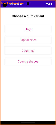 Eneas Country Quiz screenshot