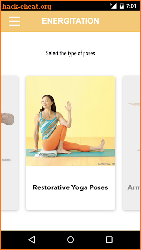 Energitation yoga screenshot