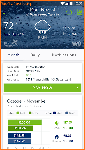 Energy Advisor screenshot