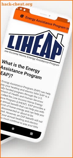 Energy Assistance Progr. Guide screenshot
