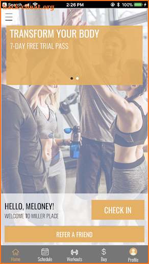 Energy Fitness screenshot