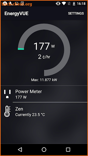 EnergyVUE screenshot