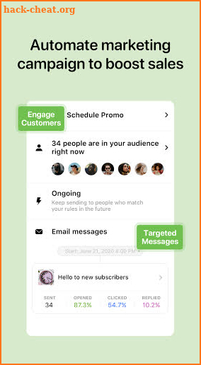 EngageMessage: Email Marketing, Automated Campaign screenshot