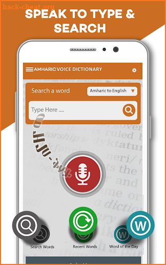 English Amharic Voice Dictionary – ድምጽ መዝገበ ቃላት screenshot