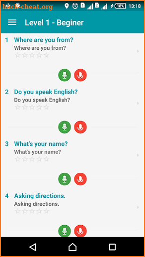 English conversation daily screenshot