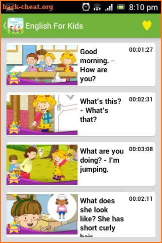 English Conversation for Kids screenshot